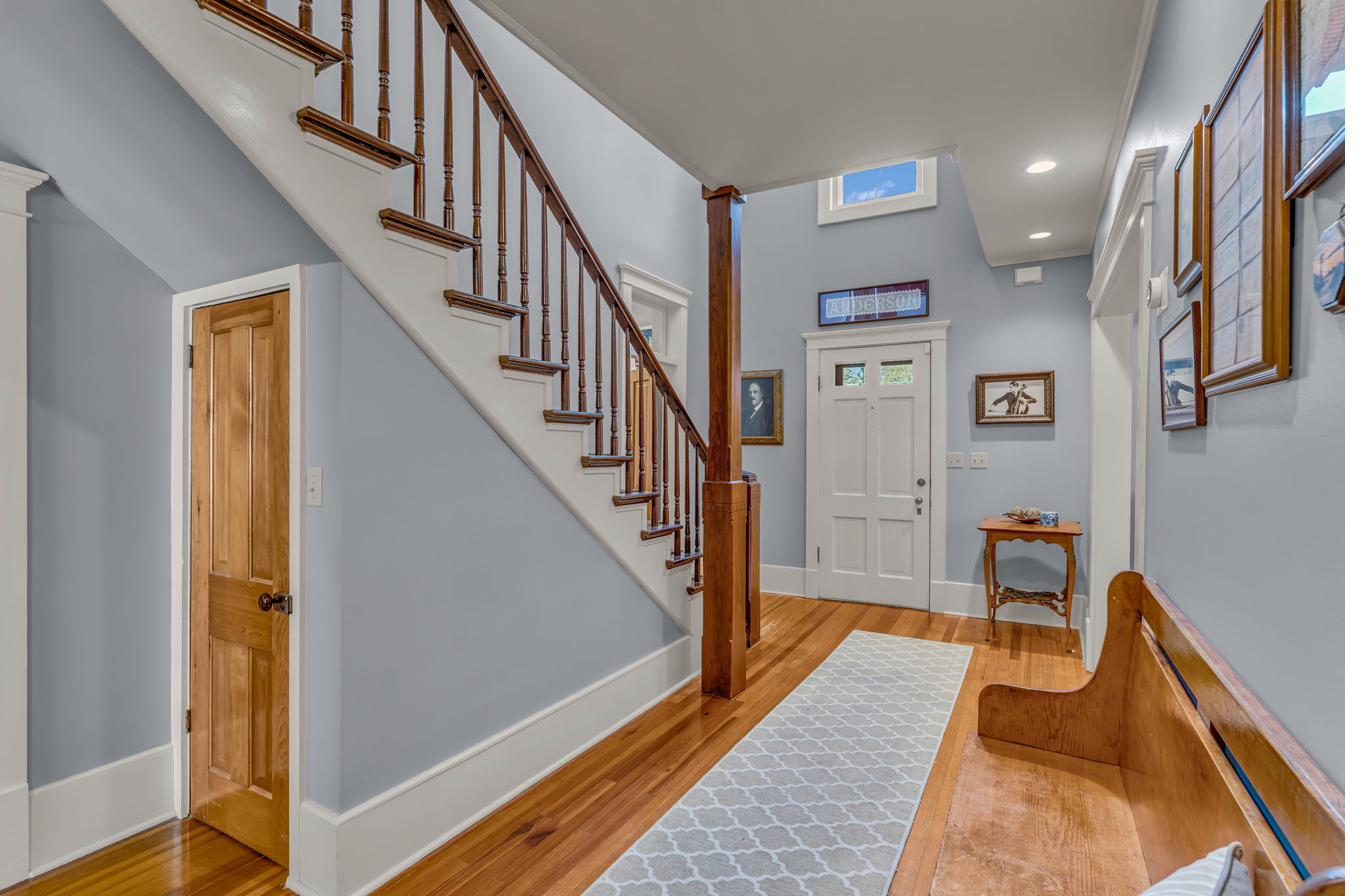 Naismith House entry hall and original staircase
